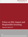 Download our ESG and Impact Policy